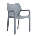 Plastic Arm Chair Stacking Outdoor Chair Modern Chair